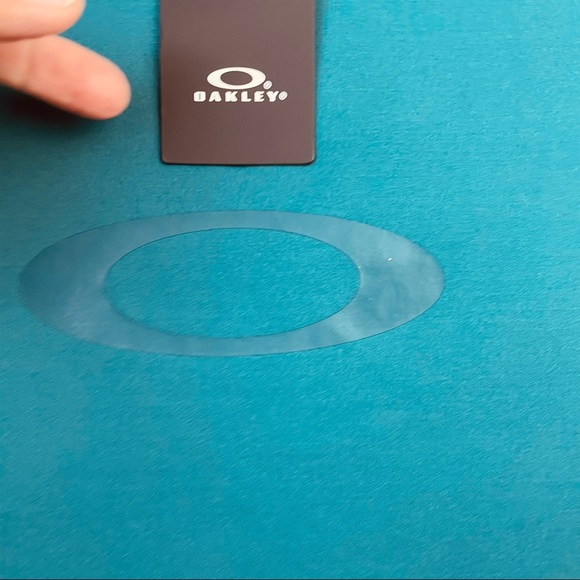 Oakley Ellipse Logo Rashguard SS Shirt Petrol Green Men’s Sz Small Athletic Slim - Picture 5 of 6